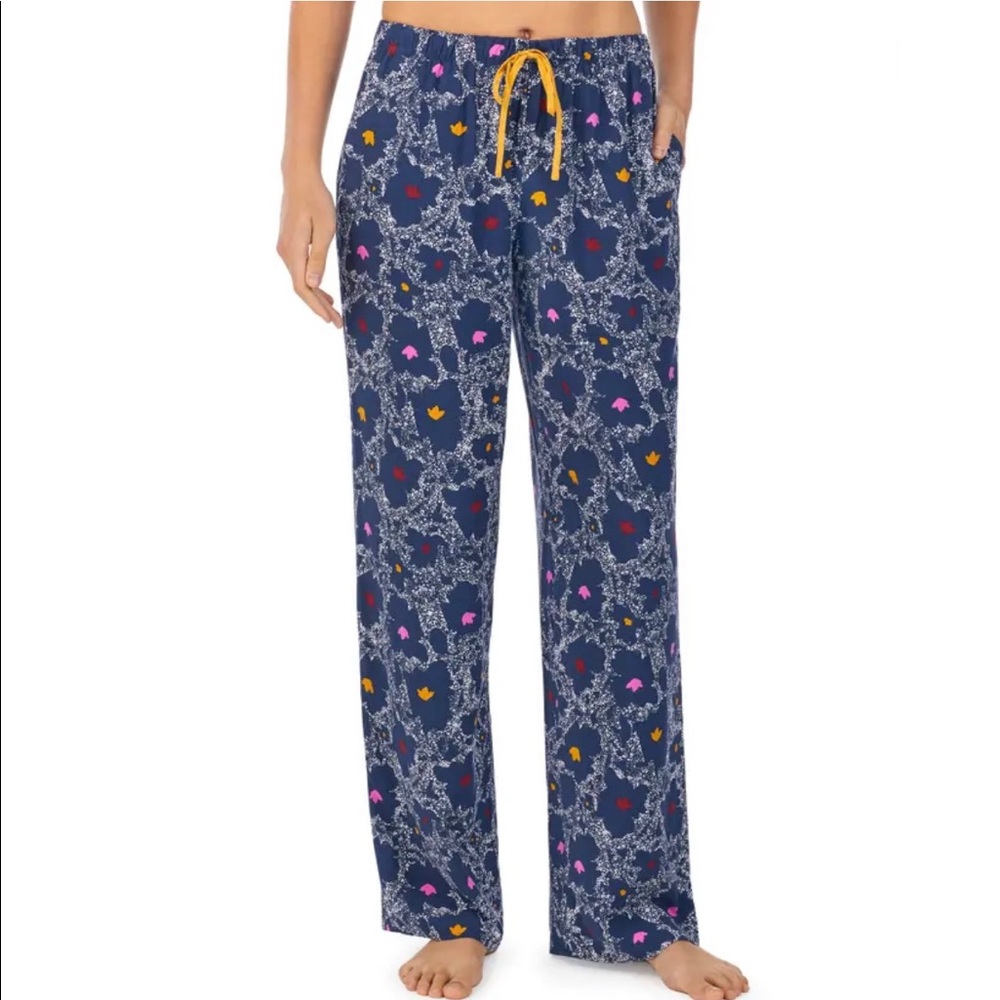 REFINERY29 Elsa Woven Pajama Pants and Top In Blue Dots - Picture 3 of 12